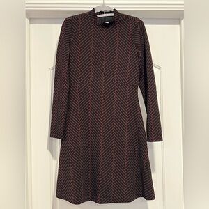 Ivanka Trump Chevron Black and Red Dress